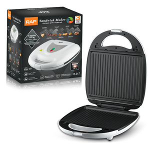 Máquina para hacer sándwiches RAF 7 en 1 con <span class=keywords><strong>placas</strong></span> extraíbles multiusos Mini máquina para hacer nueces para el desayuno - Product Image 2