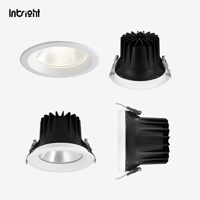 Commercial LED Lighting Solutions 18W 28W 38W 48W Hotel Use Modern Anti-Glare IP65 Recessed Ceiling Spot Light