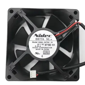 D08A-24TS2 01 24V 8CM 80X25MM server cooling fan dc axial flow fans inverter fan