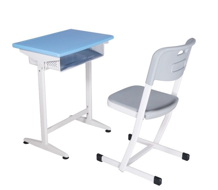Classroom Unadjustable Student Desk And Chair Student Desk With Storage For Student