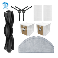 Repuestos para Aspiradora Robot TP-Link Tapo RV30 Max Plus: Rodillo Principal, Cepillo Lateral, Filtro HEPA, Paño de Limpieza, Bolsa para Polvo