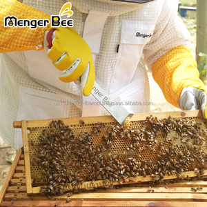 Stainless Steel New Beekeeping Hive Equipment Scraper <b>Hook</b> Pained Red Color Bee Hive Knife - Product Image 3