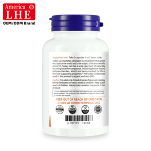 Suplemento Herbal de Cola de Pavo Shecome, Fabricante de Cápsulas de 2400 mg para Apoyar la Salud Inmunológica para Mujeres y Hombres - Product Image 6