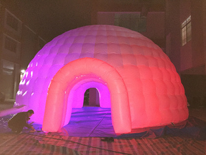 Bán buôn câu lạc bộ đêm hộp đêm Lều Inflatable ánh sáng Đảng lều bên Dome quảng cáo tùy chỉnh Inflatable marquee Lều tuyết - Product Image 3