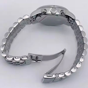 Montre à quartz personnalisée de 40 mm, ultra-fine, en acier inoxydable, avec cadran à aiguilles et chiffres romains, étanche 30M, vente en gros d'usine - Product Image 3