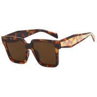 Lunettes de soleil carrées tendance UNOC 2024 pour femmes, style de marque, lunettes de soleil de créateur