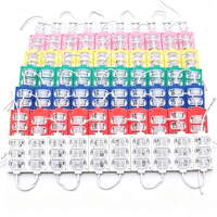 Modules LED COB 12V étanches, puce SMD, éclairage par injection, rétroéclairage pour panneaux de voiture/camion, 10 pièces/lot, blanc chaud, IP65, RoHS, Ra80, garantie 2 ans