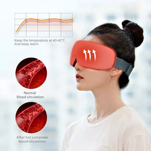 Massaggiatore Oculare Elettrico Ricaricabile Wireless con Compressione Calda, Dispositivo per Massaggio Oculare con Controllo Musicale e Temporizzato, Batteria al Litio - Product Image 2