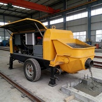 Remorque de pompe à béton pour la construction routière et les projets d'infrastructure en génie civil