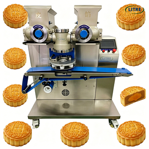 Máquina Automática <span class=keywords><strong>de</strong></span> Encapsulación, Equipo <span class=keywords><strong>de</strong></span> Llenado <span class=keywords><strong>de</strong></span> Alimentos para la Producción <span class=keywords><strong>de</strong></span> Mochi, Mooncake, Maamoul, Galletas Rellenas y Bocadillos - Product Image 1