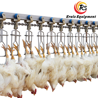 Eruis Machine à plumer automatique pour poulets 200 Oiseaux Volaille Abattoir Équipement Machine à plumer
