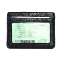 Dompet Kartu Kredit Tipis Kulit PU Baellerry Grosir, Minimalis Pria, Anti RFID, Jendela ID, Saku Depan, Sederhana