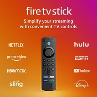 Télécommande LINSONG L5B83G à piles AAA pour trois générations, en plastique, code fixe, portée de 15 m, compatible Fire TV Stick