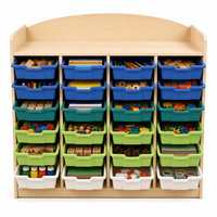 Meuble de rangement Montessori pour jouets d'enfants en bois, mobilier préscolaire, organisateur de classe pour garderie et maternelle, étagère de chambre d'enfant