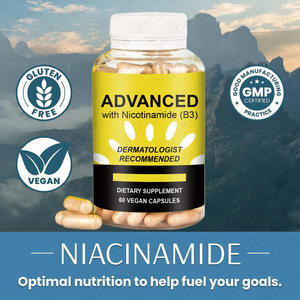 Kapsul Niacinamide <span class=keywords><strong>Vitamin</strong></span> <span class=keywords><strong>B3</strong></span> 500mg Suplemen OEM dengan Ekstrak Polypodium Leucotomos Calaguala Mendukung Kesehatan Sel Kulit - Product Image 4