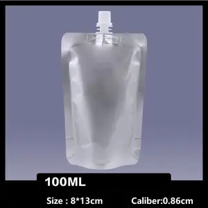 Hot Sales Aluminum Spout Pouch For Food Liquid Spout Pouch Multi-sizes Juice Beverage Packaging Stand Up Pouch