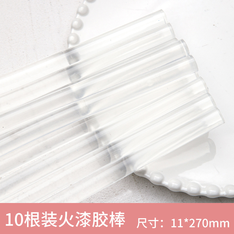 Bâtons de cire à cacheter transparents (10 bâtons par paquet)