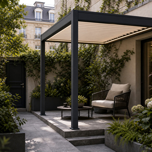 Pérgola Motorizada Inteligente de Aluminio RKOVE, Moderna, para Patio, Jardín, Terraza - Product Image 1