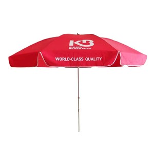 OEM <strong>Beach</strong> Umbrella Custom Size UPF50+ Waterproof Windproof Fiberglass Ribs Aluminum Pole Wholesale Bulk Supply Outdoor Shade - Product Image 1