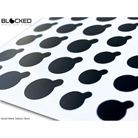 Klok Sheet Blocker Webcam Privacy Sticker Tack Restickable Vinyl Covers Voor Laptops Tablets Telefoons Gedempt Mat Zwart