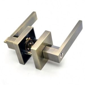 กุญแจล็อคประตูแบบไม่ใช้กุญแจ WEKIS ผลิตจากโลหะผสมสังกะสี ดีไซน์ทรงสี่เหลี่ยม สีดำด้าน/สีทอง/สีเงิน พกพาสะดวก แข็งแรงทนทาน เหมาะสำหรับประตูฟาร์ม/โกดัง - Product Image 6