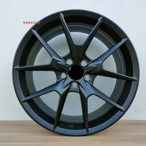 ล้อรถยนต์5X120 18 "19" 20 "ทำจากผ้าซาตินสีดำล้อโดยสารสำหรับ <span class=keywords><strong>Toyota</strong></span> GT86 Supra <span class=keywords><strong>C</strong></span>-<span class=keywords><strong>HR</strong></span> Sienna Camry - Product Image 6