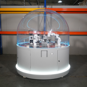 Máquina de café automática Unmanned do robô com o manipulador artístico moderno do tela táctil - Product Image 4