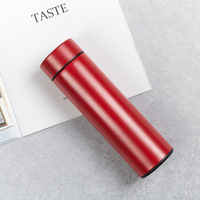 Termo de Acero Inoxidable de Doble Pared de 500 ml con Pantalla LED de Temperatura, Aislamiento Térmico de 12-24 Horas, Ecológico e Inteligente