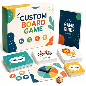 Fabricant de jeux de société éducatifs écologiques haut de gamme personnalisés, jeu de table de luxe de haute qualité pour l'apprentissage de l'orthographe des enfants - Product Image 1