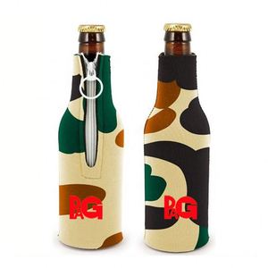 Funda Aislante Personalizada para Botella de Cerveza de Neopreno de 330 ml (12 oz) con Logotipo Personalizado, Funda de Neopreno para Bebidas con Diseño de Camuflaje - Product Image 5