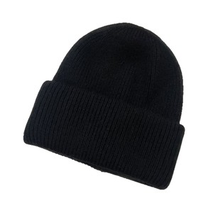 Knitted Hat Beanie Solid Color Warm Windproof Unisex 56-58Cm Casual Winter Hat - Product Image 4