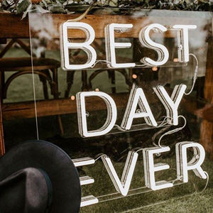 Drop Shipping 2023 luci al Neon personalizzate <span class=keywords><strong>Sign</strong></span> Numbers popolare Led Advertising 21 40 insegna al Neon con supporto per la decorazione di nozze - Product Image 4