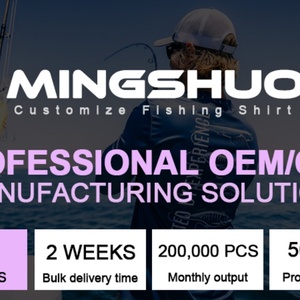 Concevez votre propre chemise de pêche à manches longues en polyester avec boutons magnétiques pour hommes et femmes - Product Image 6