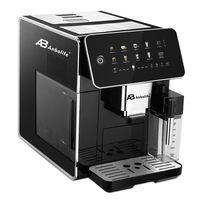 Machine à café expresso Anbolife ETL 15 bars entièrement automatique avec moulin à grains conique, réservoir à lait et écran tactile IMD