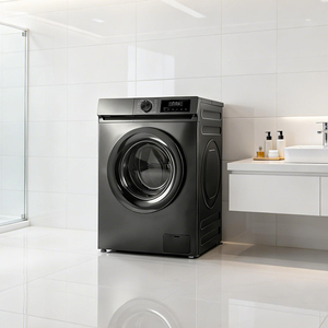 Lave-linge frontal mécanique 10 kg tout-en-un, lavage rapide, tambour en acier inoxydable, économie d'énergie, faible bruit, verrouillage enfant, automatique, grande capacité - Product Image 5