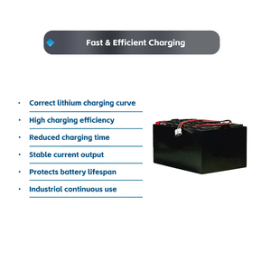 ชุดแบตเตอรี่ลิเธียมพร้อมเครื่องชาร์จ 24V 48V 80V ระบบชาร์จสำหรับเปลี่ยนแบตเตอรี่รถยก - Product Image 3