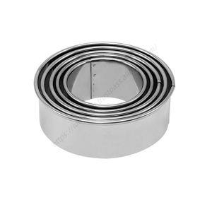 Moule à biscuits rond en acier inoxydable Syh323 en gros, outil de découpe pour pâte à dumpling, outils de pâtisserie DIY, ustensile de cuisine - Product Image 3