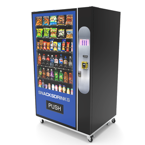 Máquina Expendedora de Bebidas y Aperitivos con Código QR y Pago con Monedas, Máquina Expendedora Electrónica con Desinfección - Product Image 4