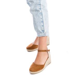 Espadrillas con Zeppa da Donna Refresh in Pelle Marrone Tacco 39 - Product Image 5