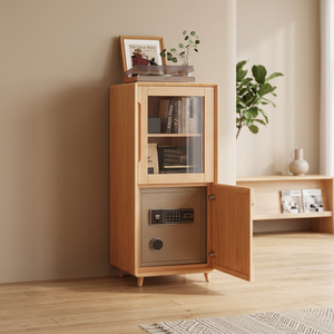 Coffre-fort dissimulé en bois massif, armoire sécurisée antivol pour chambre à coucher, rangement secret dans la garde-robe - Product Image 1
