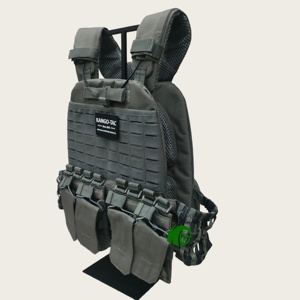 <span class=keywords><strong>Gilet</strong></span> tactique personnalisé OEM avec logo, porte-plaques <span class=keywords><strong>d</strong></span>écoupé au laser, système MOLLE à <span class=keywords><strong>d</strong></span>égagement rapide, en nylon 1000D, pour entraînement extérieur et trekking en jungle - Product Image 1