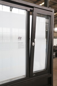 Cửa sổ tác động bão Tùy chỉnh nghiêng và xoay cửa sổ nhôm đôi kính nhôm cửa sổ cho ngôi nhà - Product Image 2