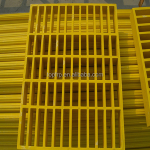 Grille moulée en FRP/GRP anti-corrosion, antidérapante, haute résistance, en fibre de verre, pour passerelle - Product Image 4