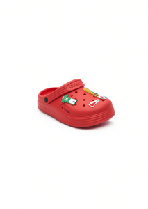 Zoccoli per Bambini Croc, Sandali Taglia 22 Rossi con Decorazioni Animate, Scarpe Casual Estive - Product Image 1