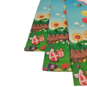 Hot Sale Double Sided Linen Letterpress Printed Happy <b>Easter</b> Spring Custom Garden Flag Portable Hanging for Yard Decoration - Product Image 4