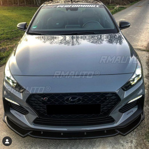 ลิ้นกันชนหน้ารถยนต์สำหรับ Hyundai I30N MK3 MK3.5 Hatchback ปี 2017 2018 2019 2020 2021 2022 ชุดแต่งสปอยเลอร์ สปลิตเตอร์ คานาร์ด ลิป - Product Image 2