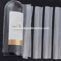 Protecteur de bouteilles de liqueur en maille, filet de protection pour bouteilles de vin en plastique PE / chaussettes de protection pour bouteilles en mousse / filet de protection pour bouteilles