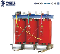 Üç Fazlı Kuru Tip Trafo 100kVA 250kVA 500kVA 10kV 400V Tam Bakır Bobin Epoksi Reçine Döküm 50/60Hz F/H İzolasyonlu Soğutmalı