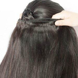 Mechones de pelo rizado auténtico para mujer, pelo peruano virgen con cierre, venta al por mayor - Product Image 4