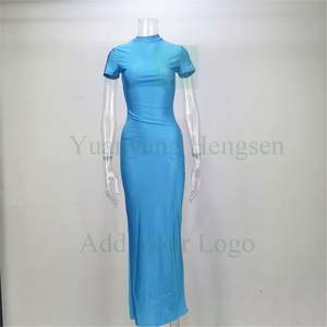 2025 Ins Offre Spéciale sexy jupe longue camisole col en v profond coupe ajustée femmes tenue décontractée <span class=keywords><strong>pas</strong></span> <span class=keywords><strong>cher</strong></span> vêtements <span class=keywords><strong>grossiste</strong></span> - Product Image 6